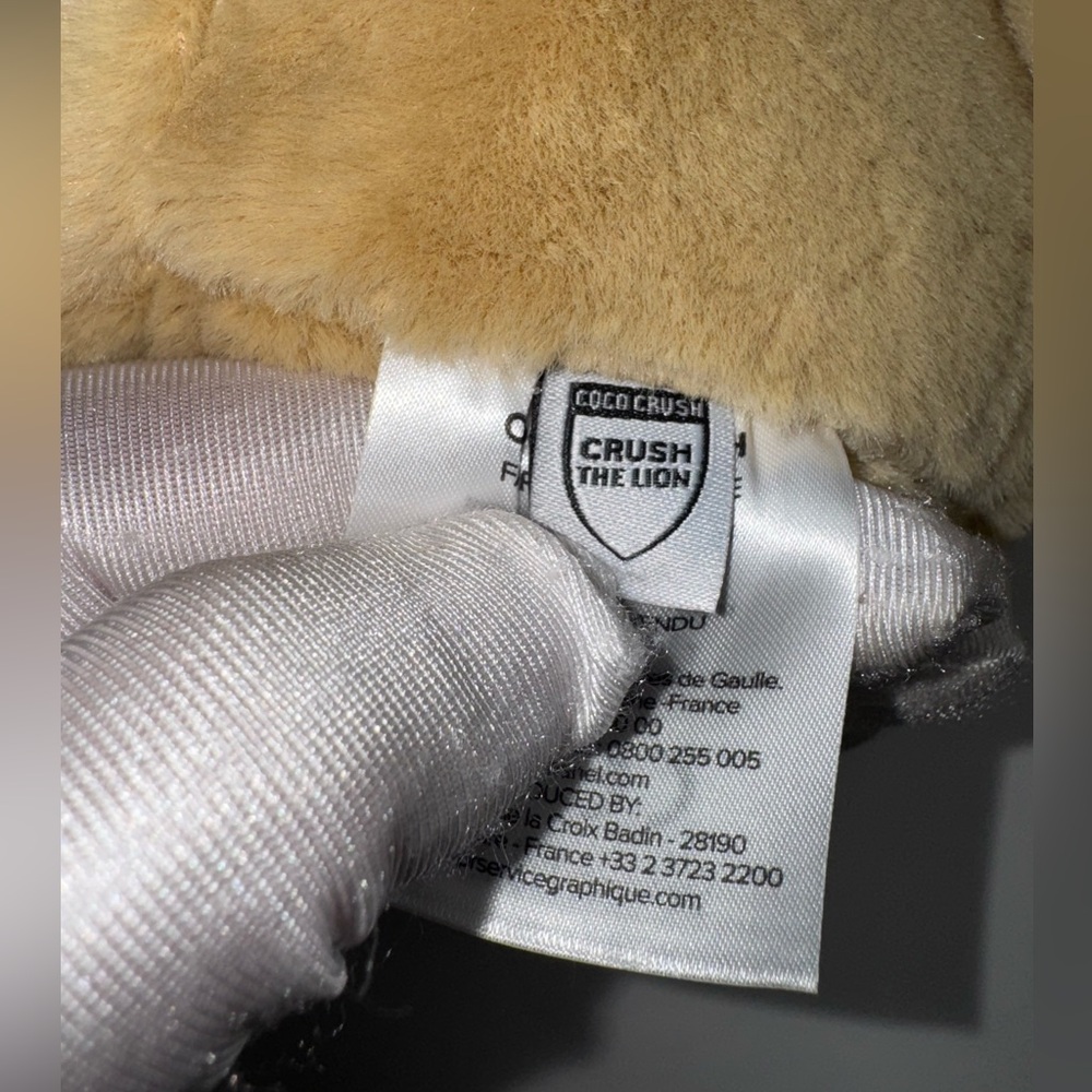 CHANEL COCO CRUSH Lion Lion Doll Novelty Interior Plush Doll Unused - Picture 6 of 7